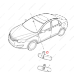 10002455ASA|10002455ASA | Interior mirror | MG parts | | | MG6 | MG550 | PartsFinds