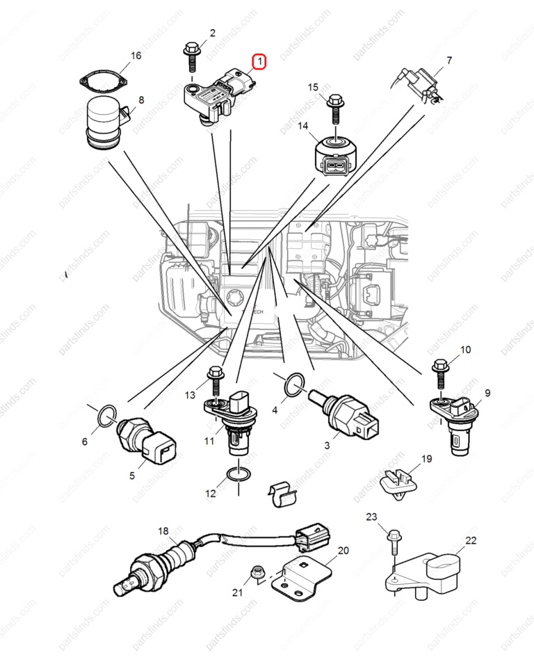 10004087|10004087 | Temperature sensor | MG parts | | | MG5 | MG350 | PartsFinds