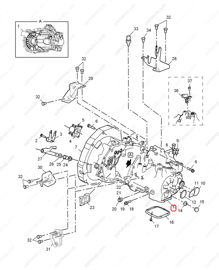 10004205|10004205 | Transmission housing | MG parts | | | MG6 | MG550 | PartsFinds