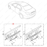 10012196|10012196 | License Plate Holder | MG parts | | | MG6 | PartsFinds