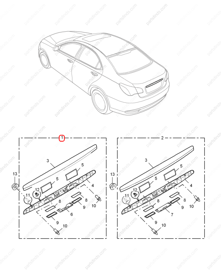 10012196|10012196 | License Plate Holder | MG parts | | | MG6 | PartsFinds