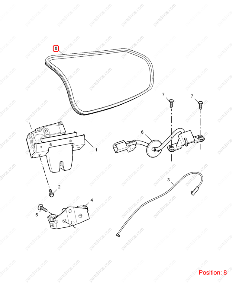 10017740|10017740 | Tailgate rubber strip | MG parts | | | MG6 | MG550 | PartsFinds