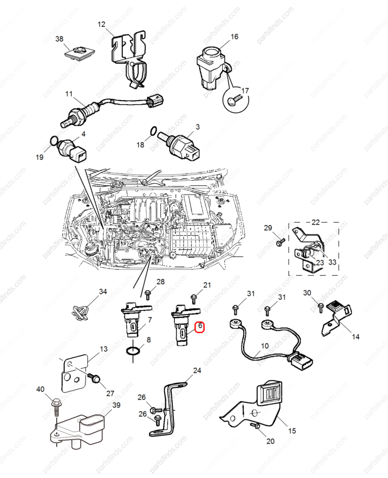 10020901|10020901 | Crankshaft position sensor | MG parts | | | MG6 | MG550 | MG750 | PartsFinds
