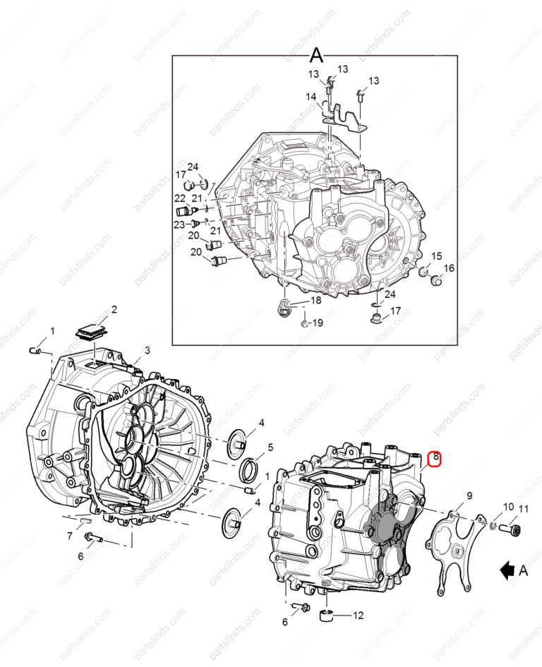 10021501|10021501 | Transmission housing | MG parts | | | MG350 | MG5 | PartsFinds