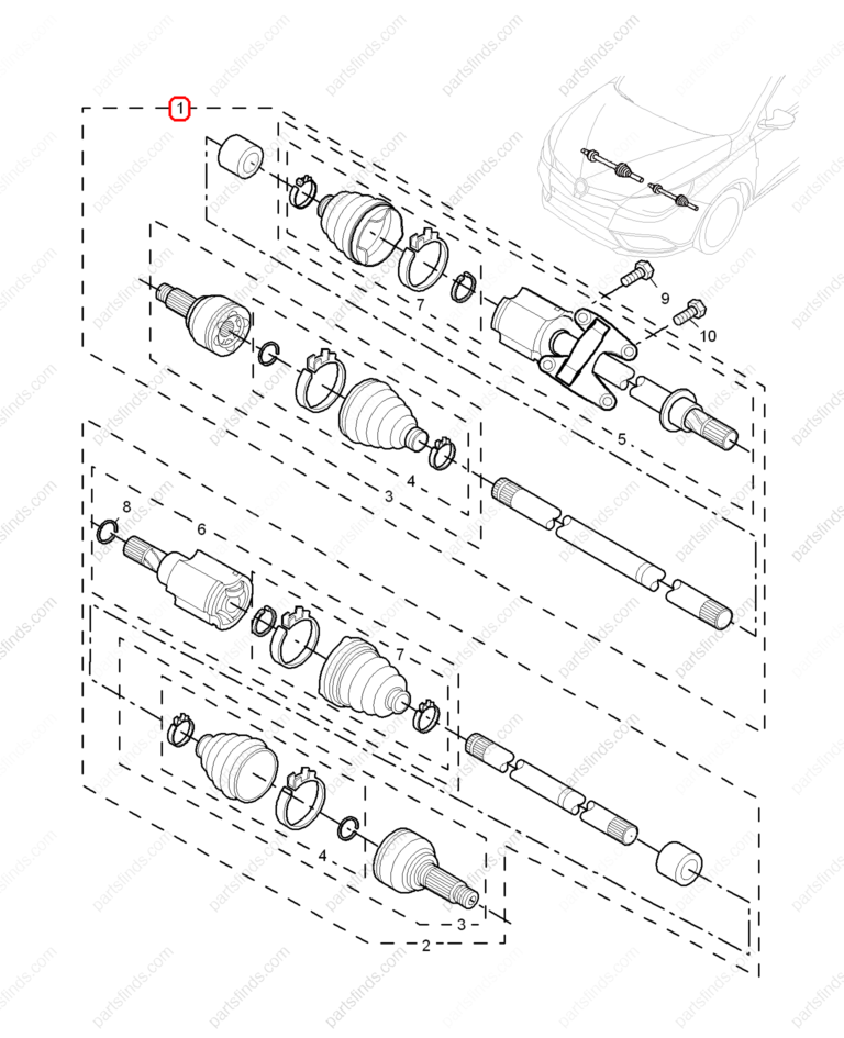 10026307|10026307 | Axle Shaft | MG parts | | | MG350 | MG5 | PartsFinds