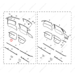 10028714|10028714 | Door frame weatherstrip | MG parts | | | MG6 | MG550 | PartsFinds