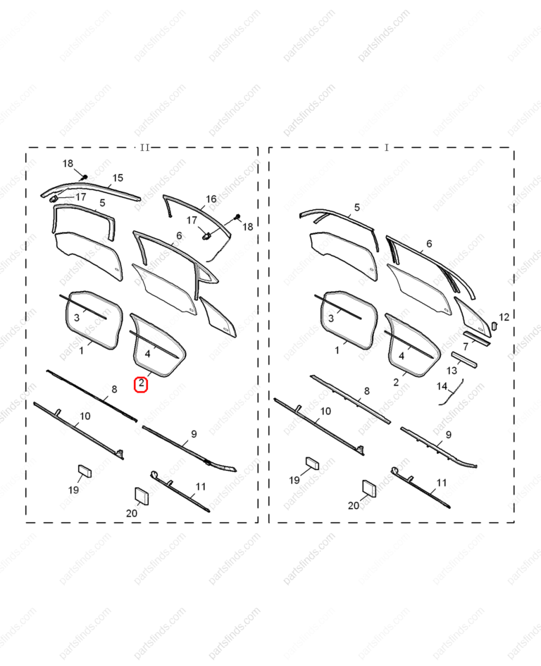 10028716|10028716 | Door frame weatherstrip | MG parts | | | MG6 | MG550 | PartsFinds