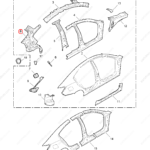 10034079|10034079 | Fender Liner | MG parts | | | MG6 | PartsFinds