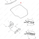 10043748|10043748 | Tailgate rubber strip | MG parts | | | MG6 | PartsFinds