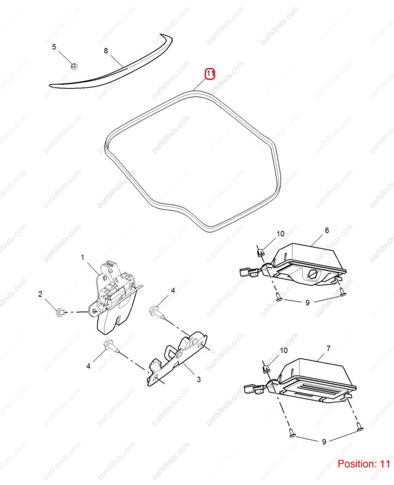 10043748|10043748 | Tailgate rubber strip | MG parts | | | MG6 | PartsFinds