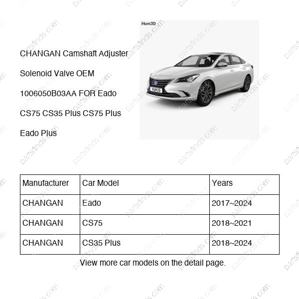 1006050-B03-AA|1006050B03AA | Camshaft Adjuster Solenoid Valve | CHANGAN parts | H15T002-2100-AA | H15T0022100AA | Eado | CS75 | CS35 Plus | PartsFinds
