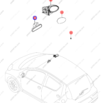 10065081-00|1006508100 | Interior mirror | BYD parts | LK-8201100C | LK8201100C | eT3 | PartsFinds