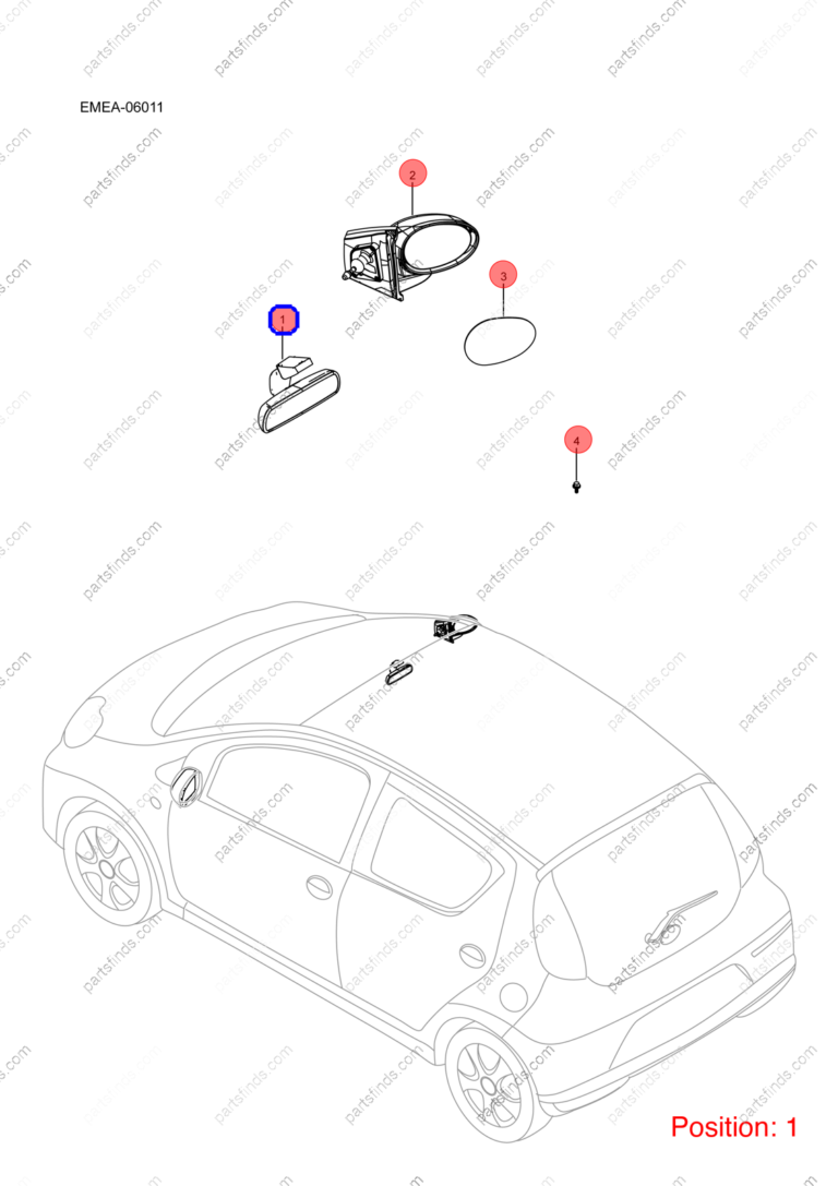 10065081-00|1006508100 | Interior mirror | BYD parts | LK-8201100C | LK8201100C | eT3 | PartsFinds