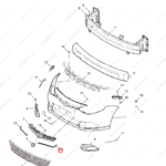 10065254|10065254 | Front grille trim | MG parts | | | MG6 | PartsFinds