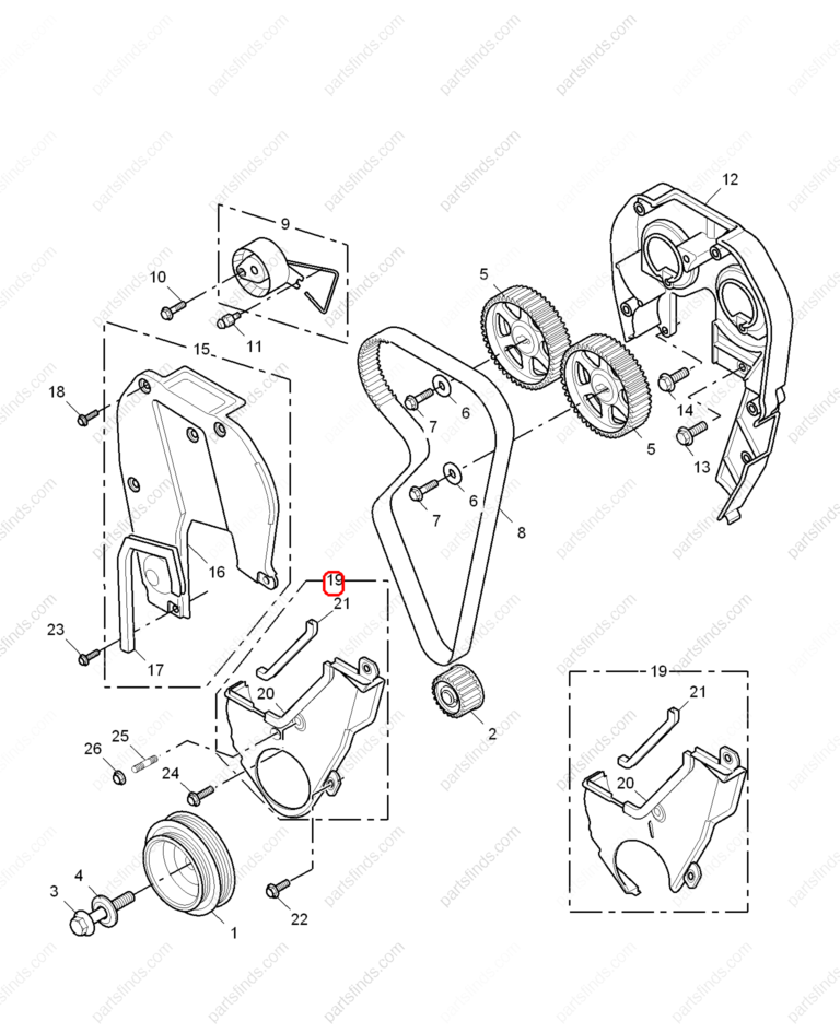 10068329|10068329 | Engine Timing Chain Cover Plate | MG parts | | | MG6 | MG550 | PartsFinds