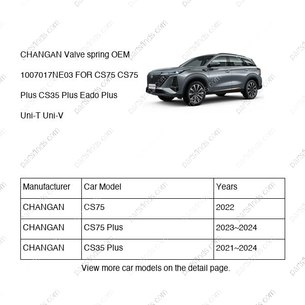 1007017-NE03|1007017NE03 | Valve spring | CHANGAN parts | NE14T004-0370 | NE14T0040370 | CS75 | CS75 Plus | CS35 Plus | PartsFinds