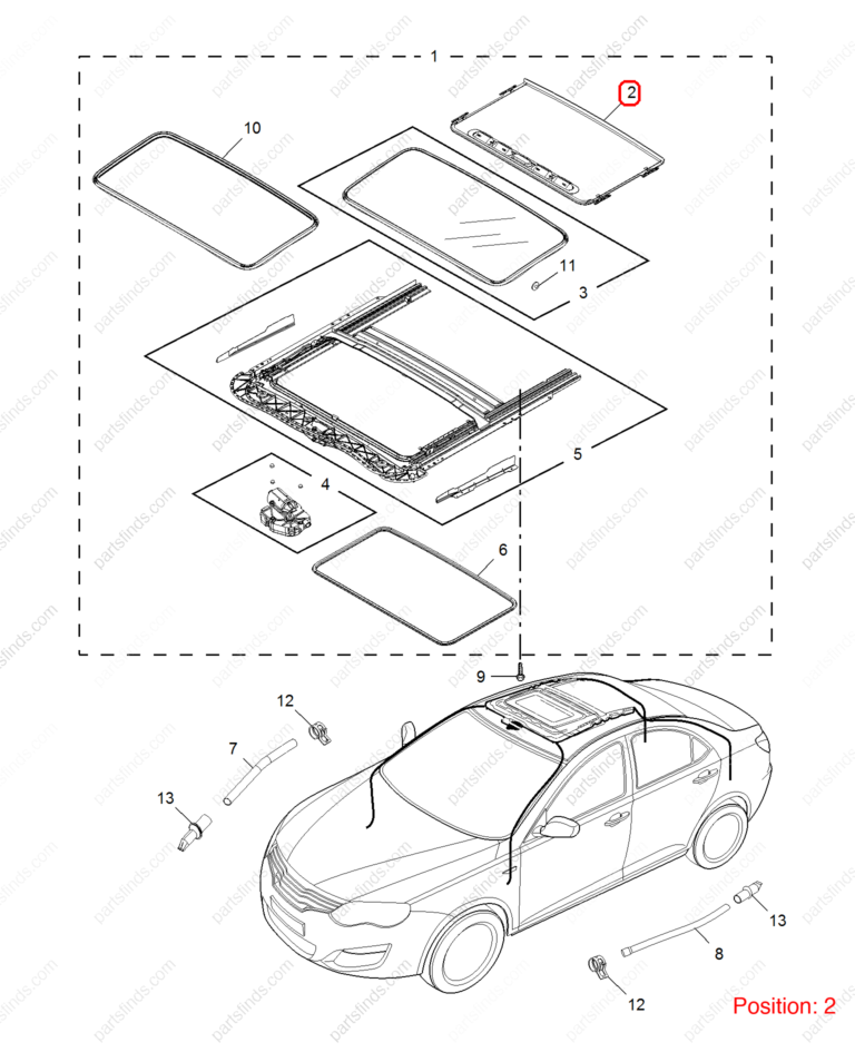 10079135ASA|10079135ASA | Sunroof sunshade | MG parts | | | MG6 | MG550 | PartsFinds