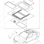 10079135ESA|10079135ESA | Sunroof sunshade | MG parts | | | MG6 | MG550 | PartsFinds