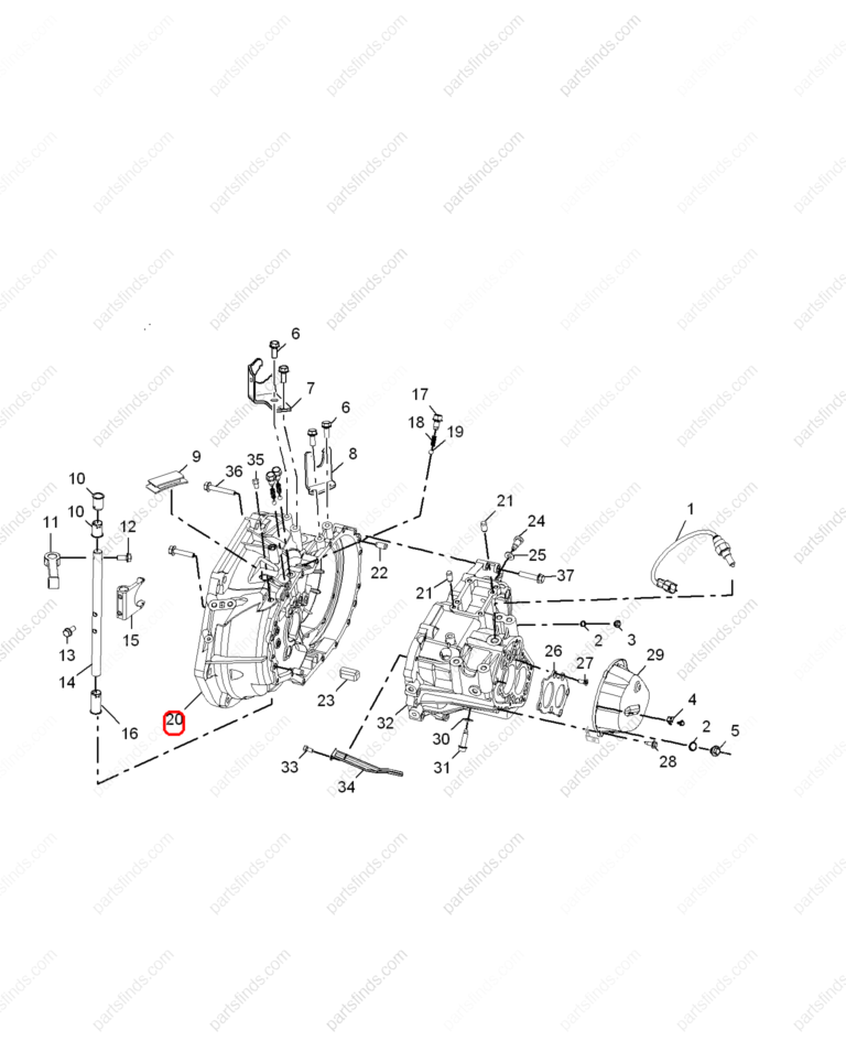 10084517|10084517 | Transmission housing | MG parts | | | MG350 | MG5 | PartsFinds