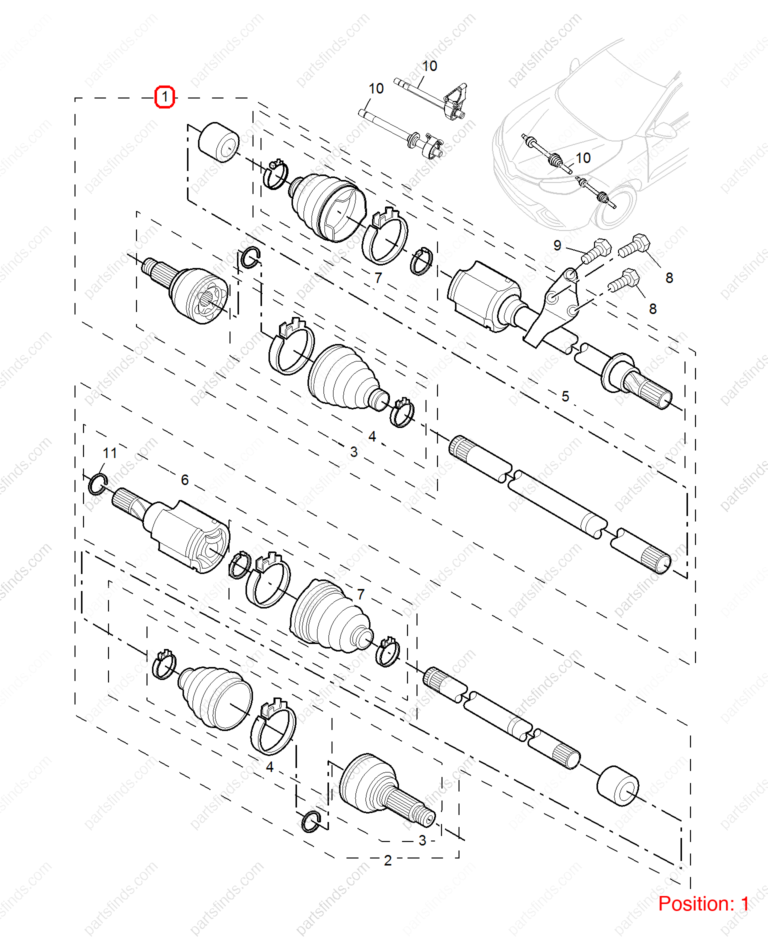 10094044|10094044 | Axle Shaft | MG parts | | | MG GS | PartsFinds