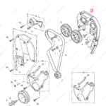 10096899|10096899 | Engine Timing Chain Cover Plate | MG parts | | | MG6 | MG550 | PartsFinds