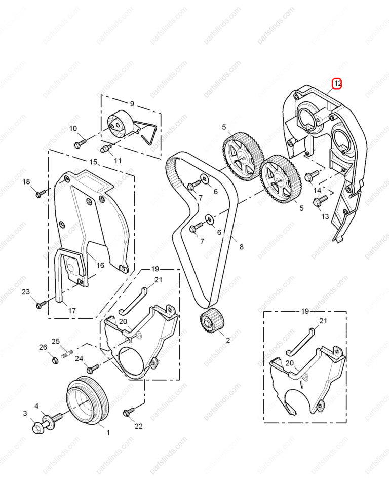 10096899|10096899 | Engine Timing Chain Cover Plate | MG parts | | | MG6 | MG550 | PartsFinds