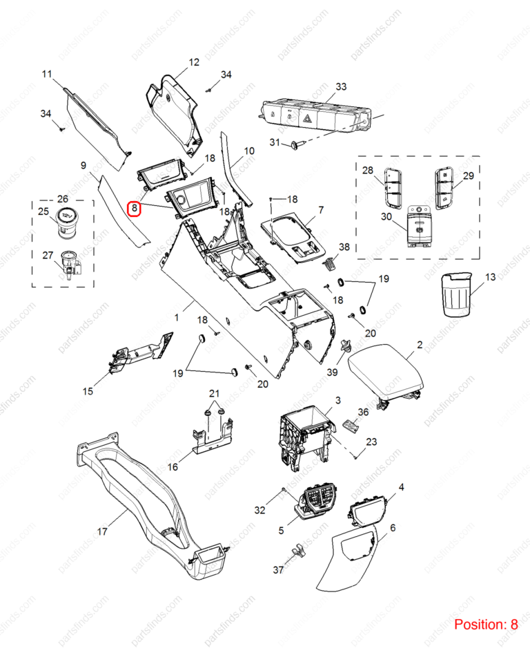 10104131|10104131 | STORAGE COMPARTMENT | MG parts | | | MG GS | PartsFinds