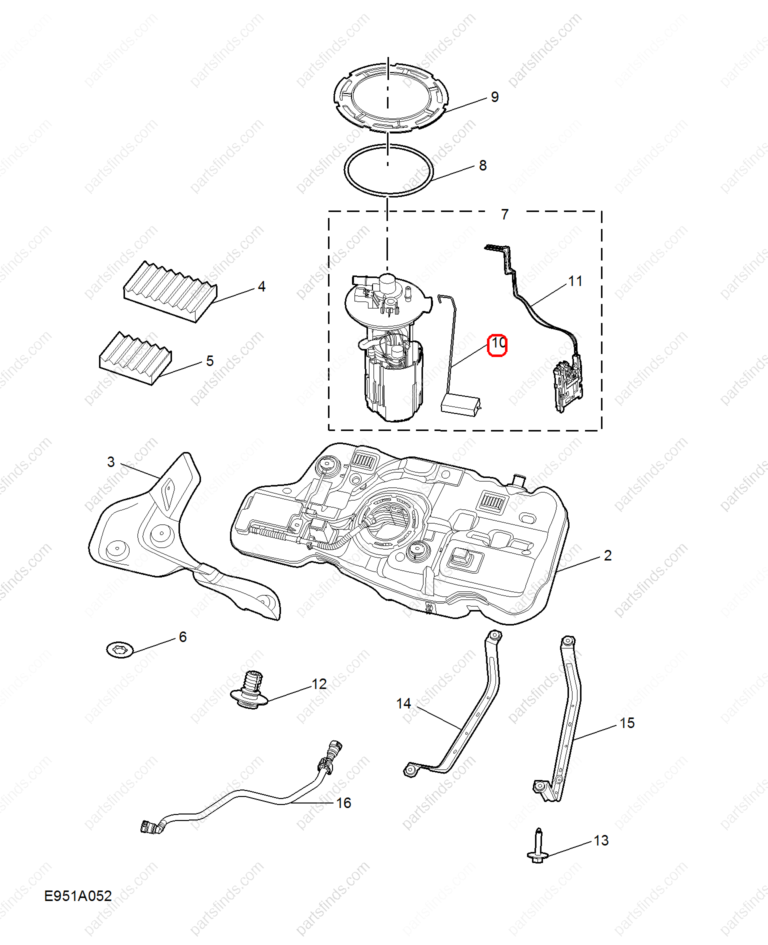 10107580|10107580 | Fuel Level Sensor | MG parts | | | MG5 | MG GT | MG6 | PartsFinds
