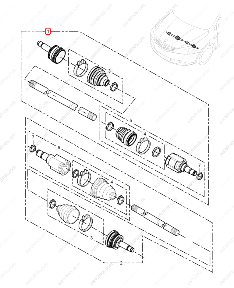 10119552|10119552 | Axle Shaft | MG parts | | | MG350 | MG5 | PartsFinds