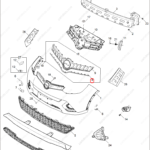 10141031|10141031 | Front grille trim | MG parts | | | MG GS | PartsFinds