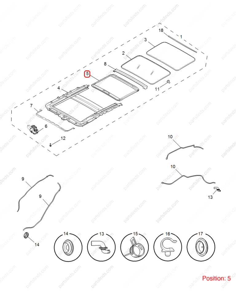 10147266ESC|10147266ESC | Sunroof sunshade | MG parts | | | MG GS | PartsFinds