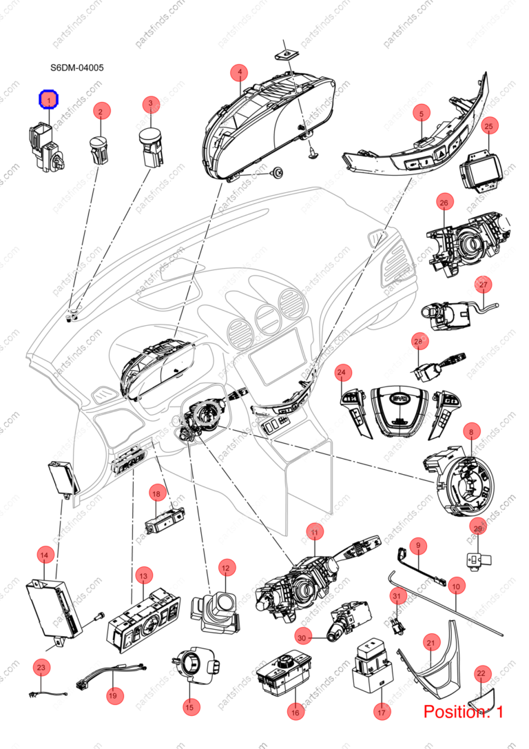 10151695-00|1015169500 | Outside temperature sensor | BYD parts | F3-8114400B | F38114400B | Han EV | Tang EV | Atto3 PRO EV | PartsFinds