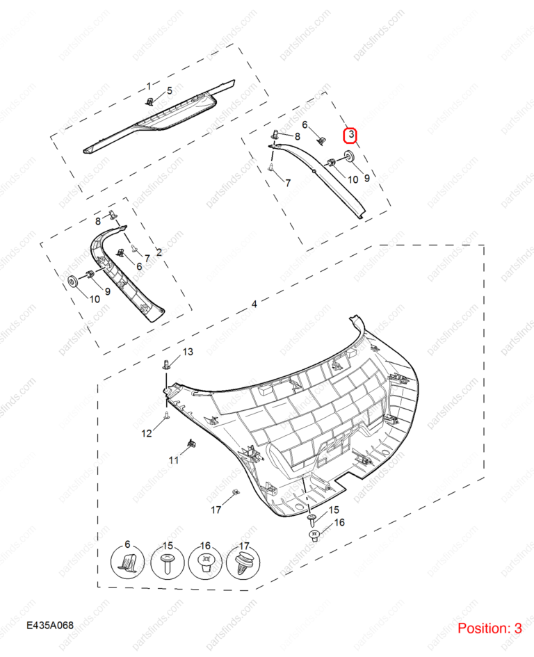 10160007PXD|10160007PXD | Tailgate trim panel | MG parts | | | MG6 | PartsFinds