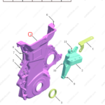 1016054149|1016054149 | Engine Timing Chain Cover Plate | GEELY parts | | | Emgrand | PartsFinds