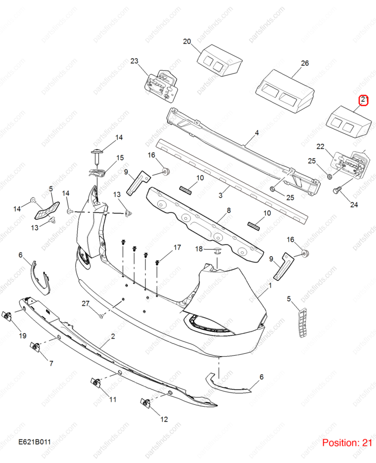 10160932|10160932 | Bumper foam | MG parts | | | MG GS | PartsFinds
