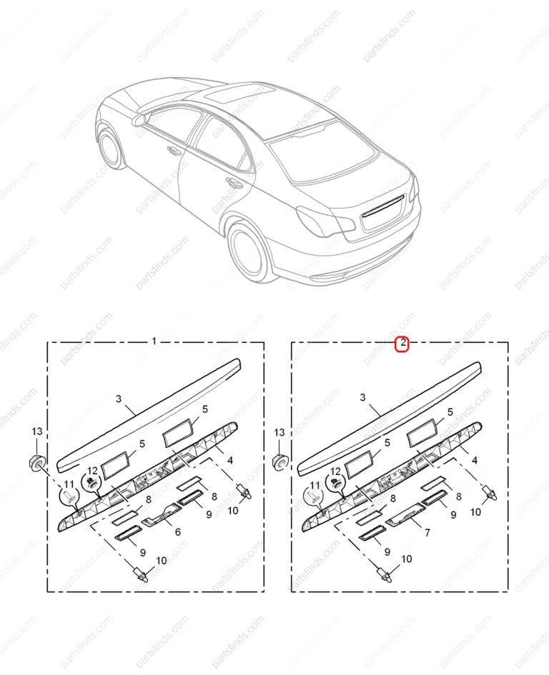 10185377|10185377 | License Plate Holder | MG parts | | | MG6 | PartsFinds
