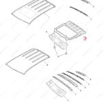 10185875|10185875 | PANORAMIC SUNROOF REAR SECTION REPAIR KIT | MG parts | | | MG GS | PartsFinds