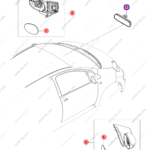 10191173-00|1019117300 | Interior mirror | BYD parts | LK-8201100 | LK8201100 | eT3 | PartsFinds