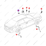 10197430-00|1019743000 | Interior temperature sensor | BYD parts | F3-8114300B | F38114300B | Tang EV | Atto3 PLUS EV | Yuan PLUS EV | PartsFinds