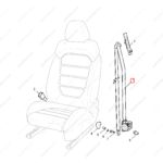 10243476|10243476 | Seat belt | MG parts | | | MG GS | PartsFinds