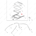 10255290AMA|10255290AMA | Sunroof sunshade | MG parts | | | MG6 | PartsFinds