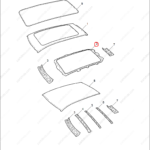 10270204SEPP|10270204SEPP | PANORAMIC SUNROOF REAR SECTION REPAIR KIT | MG parts | | | MG ZS | PartsFinds