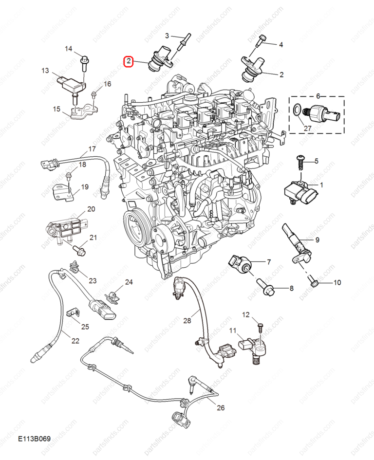 10273701|10273701 | Camshaft position sensor | MG parts | | | MG ZS | RX5 | MG HS | PartsFinds
