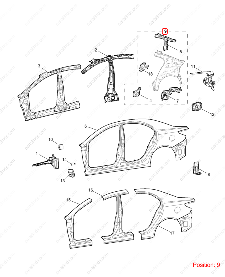 10274807|10274807 | Fender Liner | MG parts | | | PartsFinds