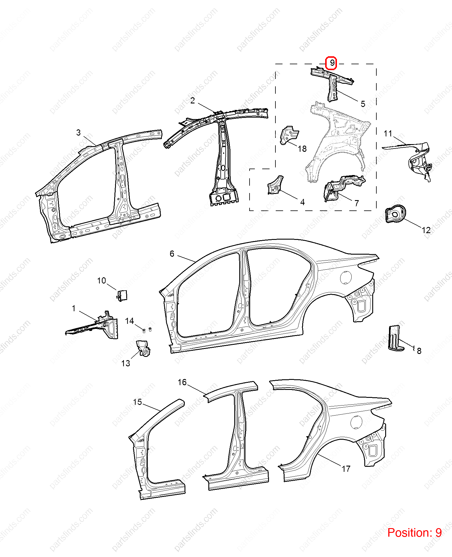 10274807|10274807 | Fender Liner | MG parts | | | PartsFinds 10274807|10274807 | Fender Liner | MG parts | | | PartsFinds