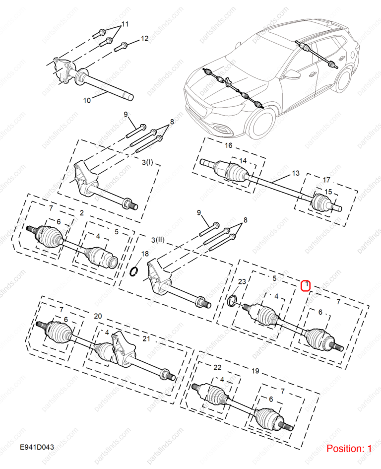10281287|10281287 | Axle Shaft | MG parts | | | RX5 | MG HS | PartsFinds