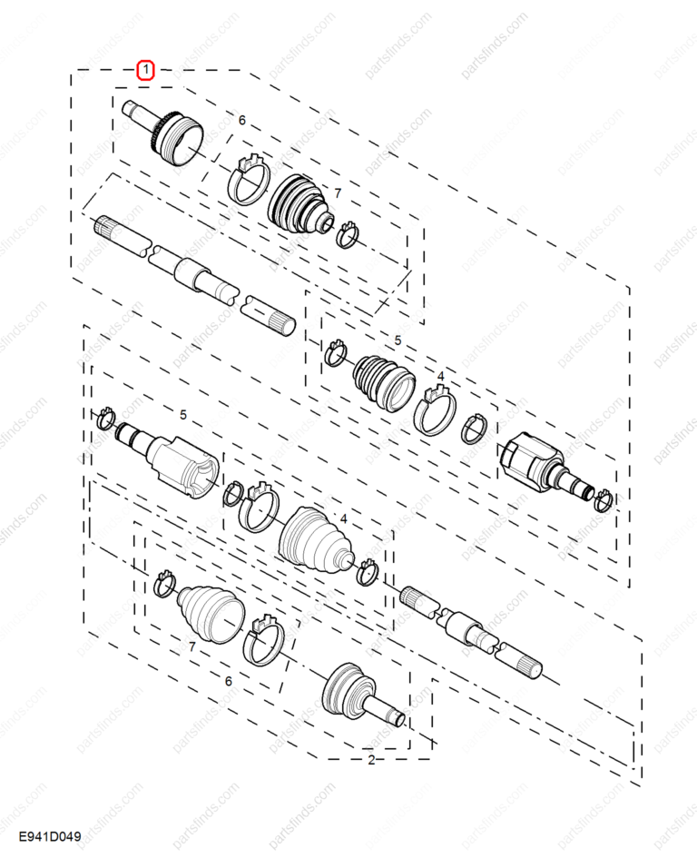 10296411|10296411 | Axle Shaft | MG parts | | | MG ZS | PartsFinds