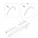 10297255|10297255 | Wheel eyebrow | MG parts | | | MG GS | PartsFinds