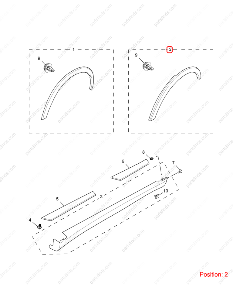 10297256|10297256 | Wheel eyebrow | MG parts | | | MG GS | PartsFinds