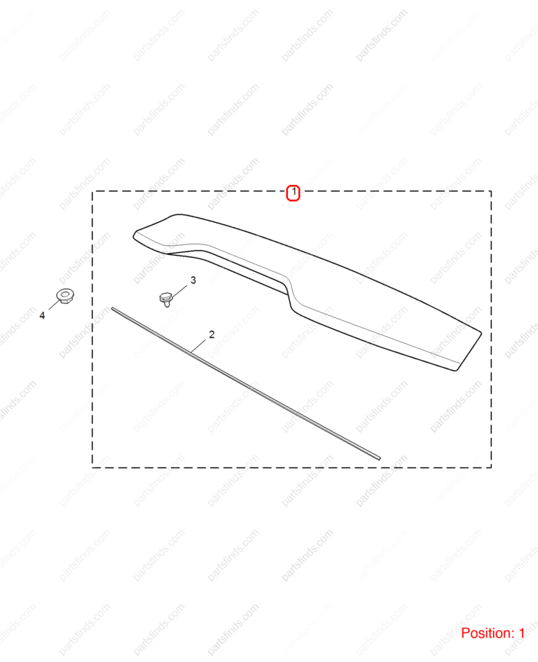 10301088SPRP|10301088SPRP | Tailgate spoiler | MG parts | | | MG GS | PartsFinds